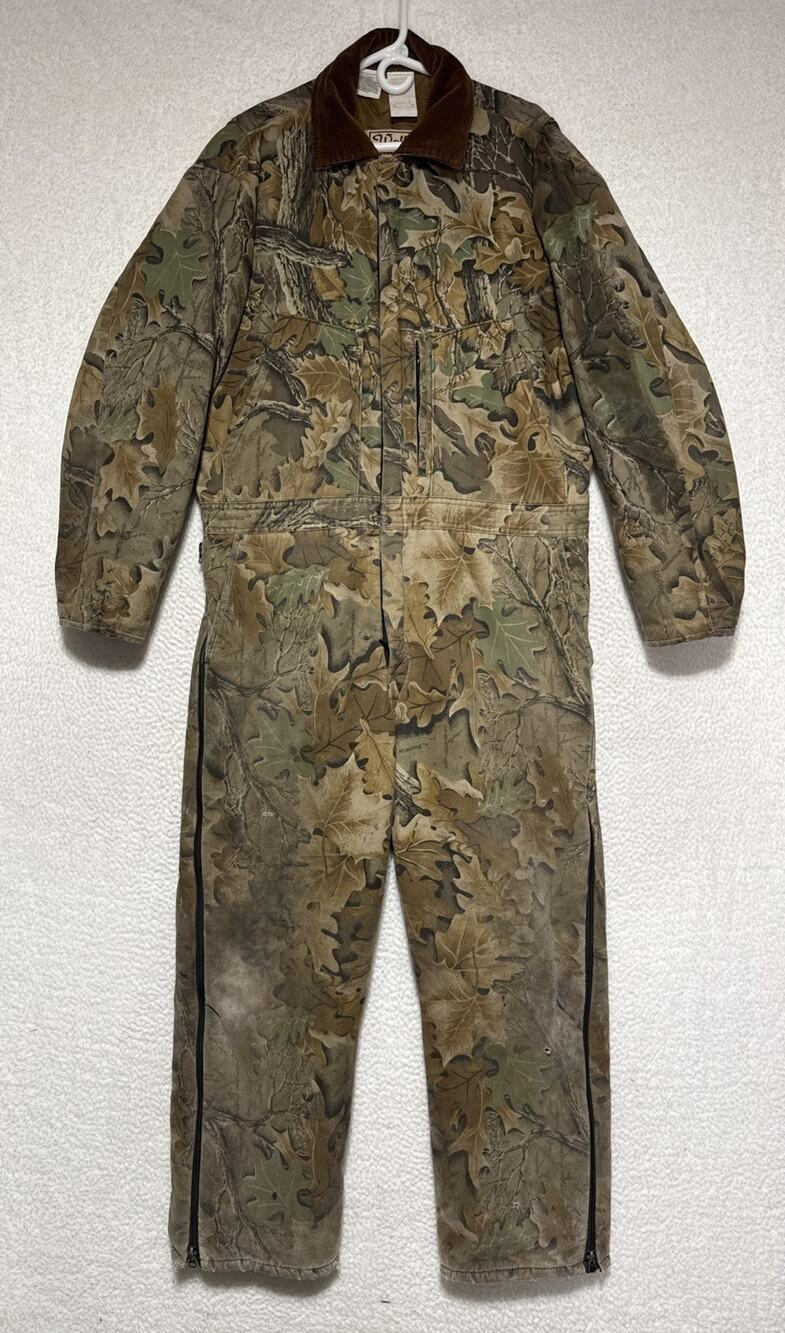 VTG Walls Outdoors Blizzard Pruf Advantage Camo Insulated Coveralls Size L/REG